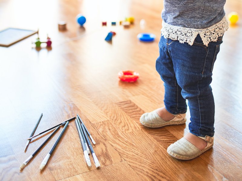 Family-friendly flooring in a Dyersburg, TN home